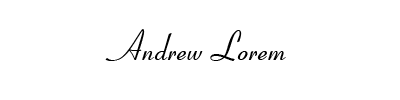 signature