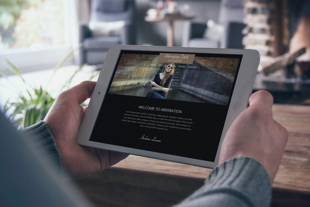 Aberration - Minimalist portfolio theme for creative professionals