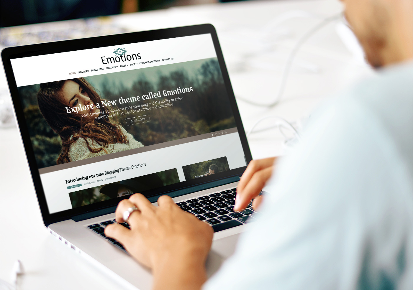 Emotions - A theme quality theme for blogging or business