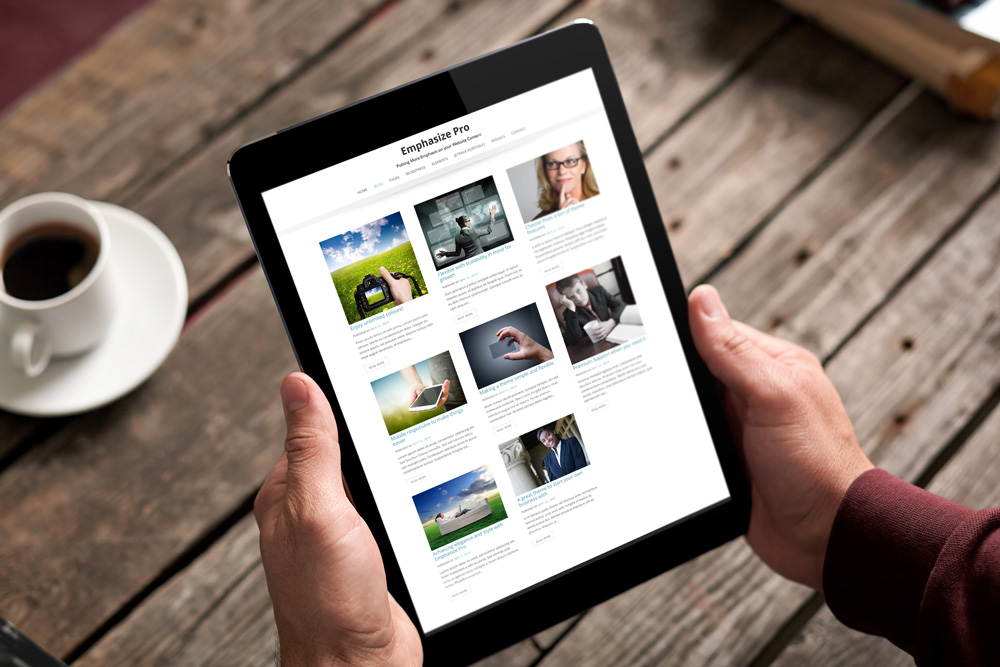 Emphasize - A clean, elegant WordPress theme