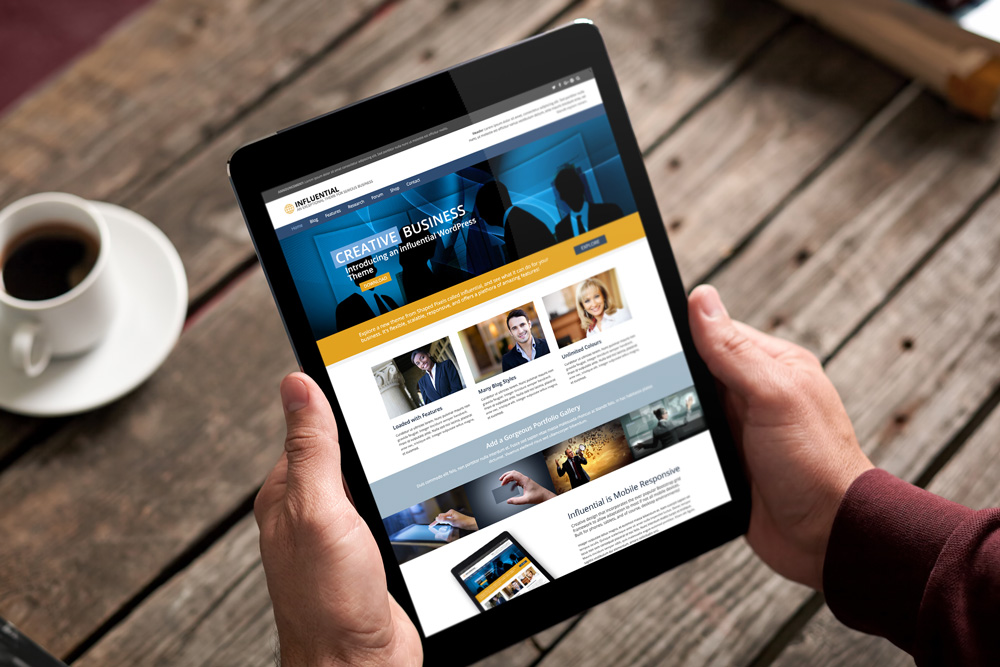 Influential - A business theme for professionals