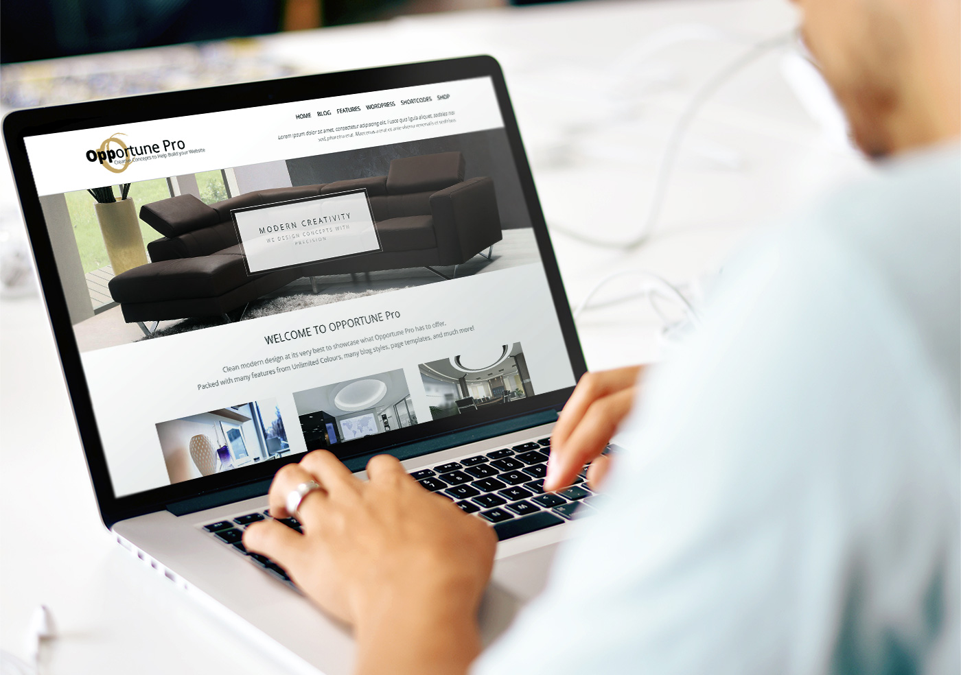 Opportune - A multipurpose theme designed for a variety of businesses
