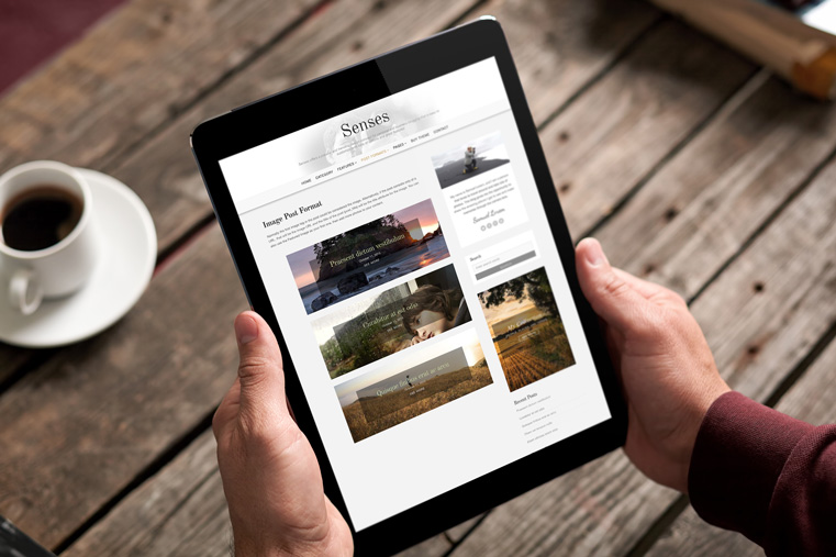 Senses - A quality theme for blogging or business