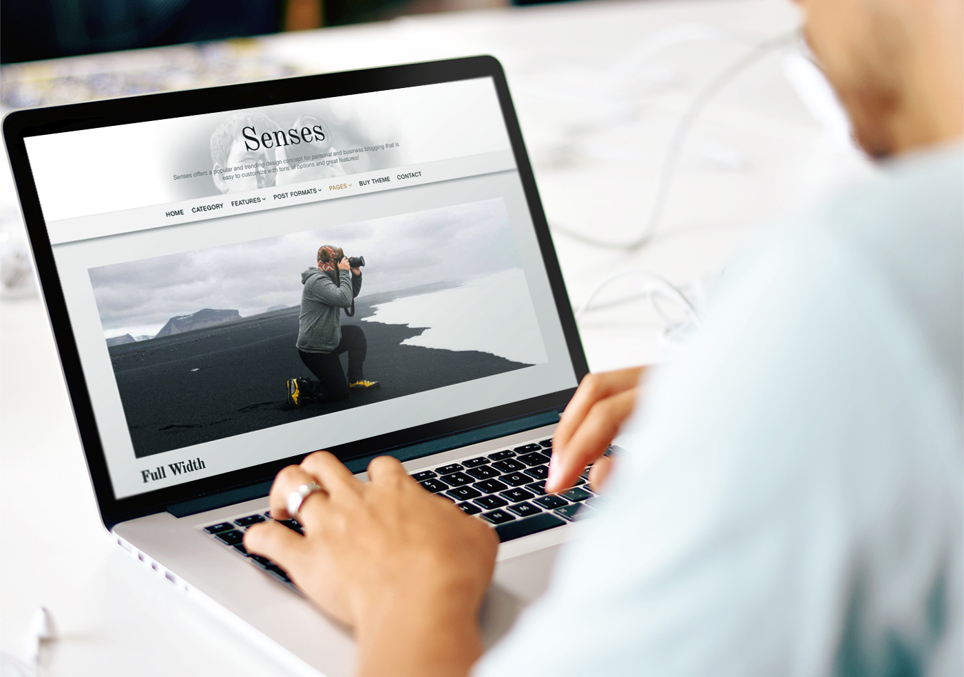 Senses - A quality theme for blogging or business