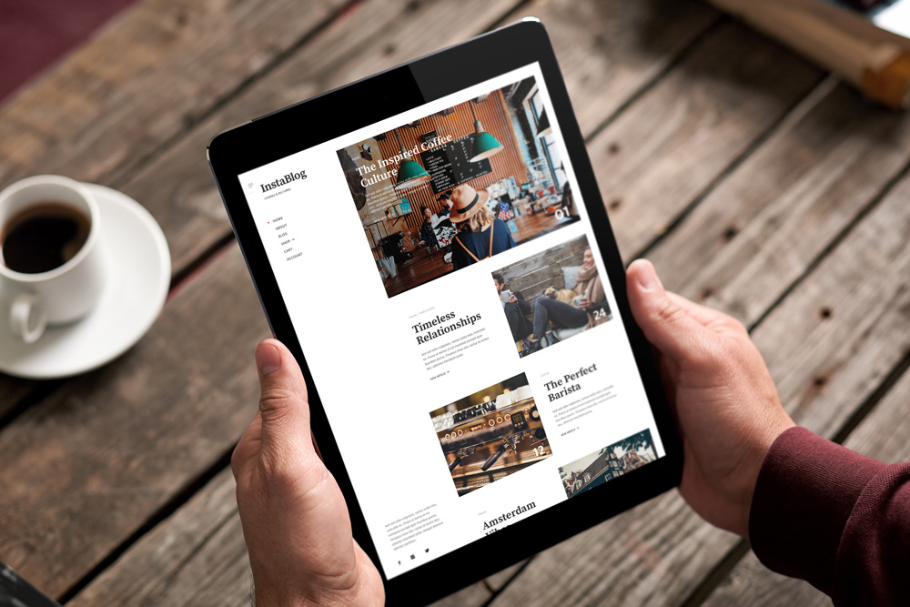 Instablog - A theme quality theme for travel bloggers